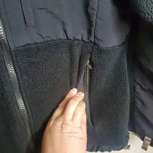 The North Face Denali Women's Extra Small Black Fleece Full Zip Jacket PolarTec - Picture 6 of 16